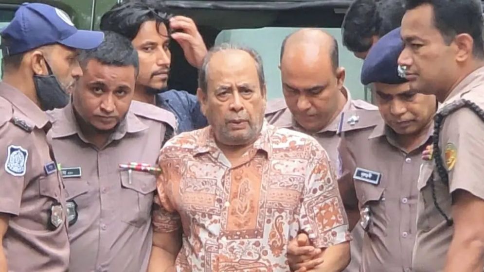 ট্রাইব্যুনালে হাজির জিয়া হত্যা মামলার আসামি মোজাফফর