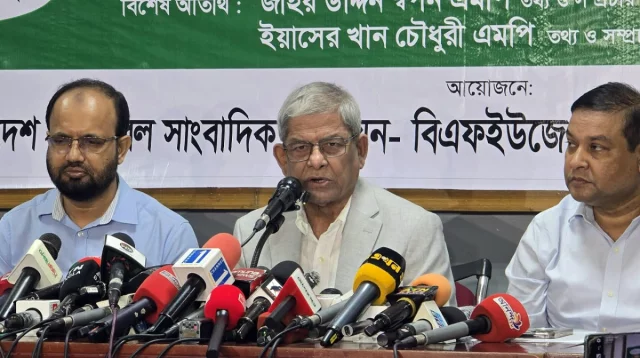 বিরোধী দলের নেতারা ‘শেখ হাসিনার ভাষায়’ কথা বলছেন: মির্জা ফখরুল