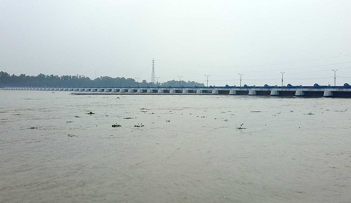 তিস্তার পানি বিপৎসীমার ১৩ সেন্টিমিটার ওপরে, বন্যার শঙ্কা