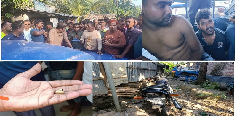 শার্শার দুই সন্ত্রাসী আটক,গুলির খোঁসা উদ্ধার