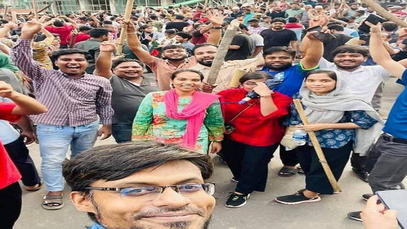 গুলশান-বনানীতে ব্যতিক্রমী ‘বিক্ষোভ মিছিল’: ফ্যাসিবাদের ভিত কাঁপিয়ে দিয়েছিলেন ইয়াসিন আহমেদ