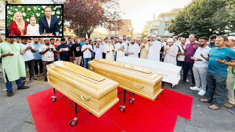 ইতালিতে স্ত্রী-কন্যাসহ বাবুলকে হত্যা, দেশে ফিরলো ৩ মরদেহ