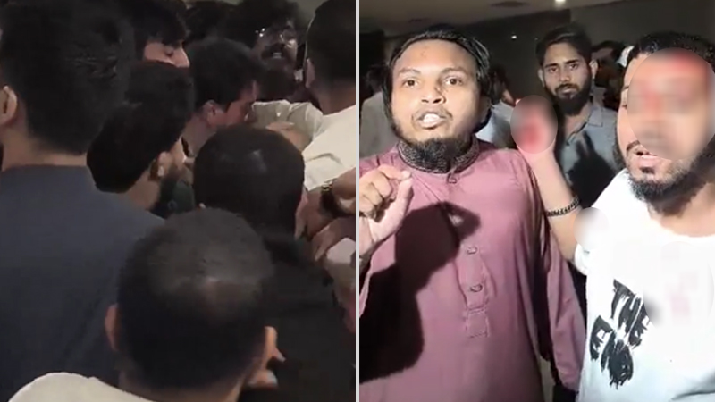 শাহবাগে এনসিপির দুই গ্রুপের সংঘর্ষে আহত ১