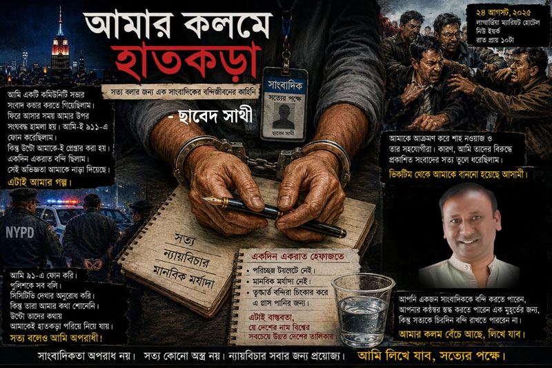 আমার কলমে হাতকড়া
