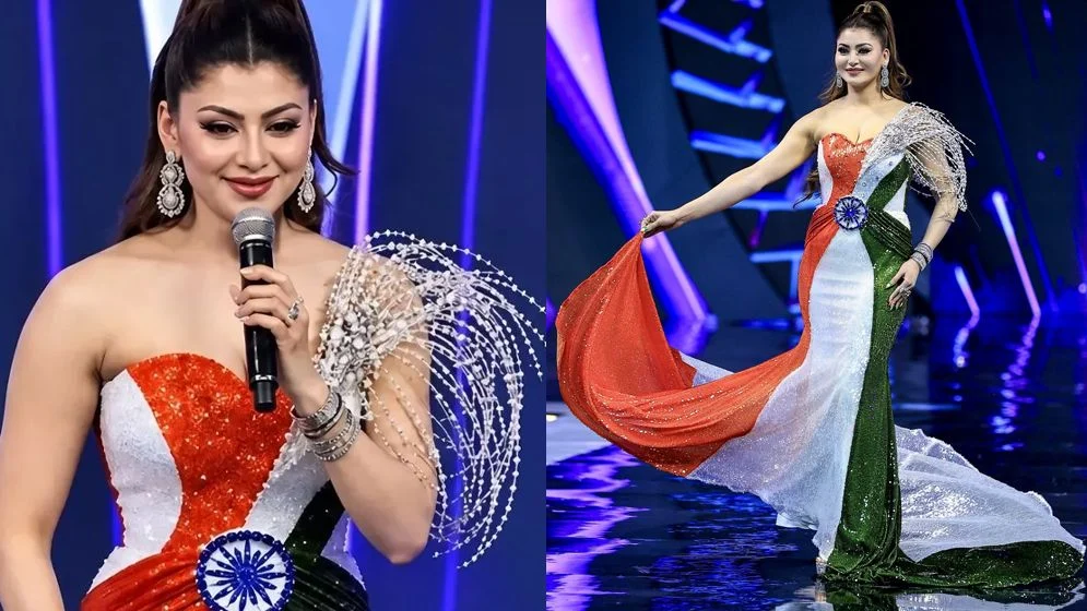 জাতীয় পতাকার আদলে পোশাক, বিতর্কে উর্বশী রাউতেলা