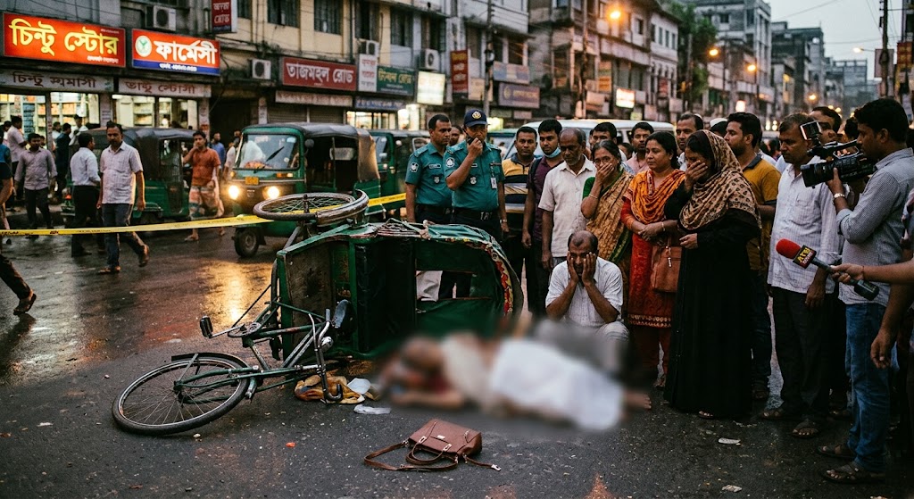 ছিনতাইকারীর টানে রিকশা থেকে পড়ে প্রধান শিক্ষিকার করুণ মৃত্যু
