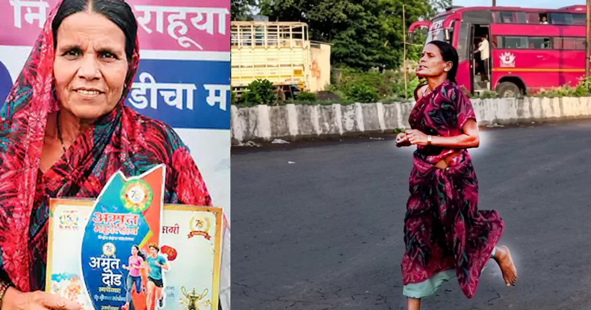মেয়ের পড়ার খরচ জোগাতে খালি পায়ে দৌড়ে ম্যারাথনে প্রথম হলেন মা