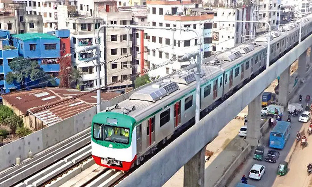২২ ঘণ্টা পর উত্তরা-মতিঝিল রুটে মেট্রো চলাচল শুরু