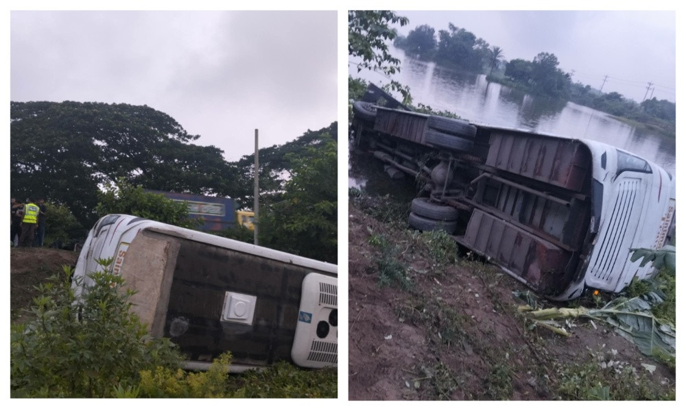 কুমিল্লায় মেডিকেল শিক্ষার্থীদের বাস দুর্ঘটনা, আহত ২০