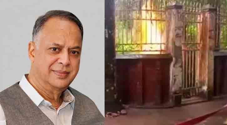 বজ্রপাতে বিদ্যুৎমন্ত্রীর বাসভবনে আগুন