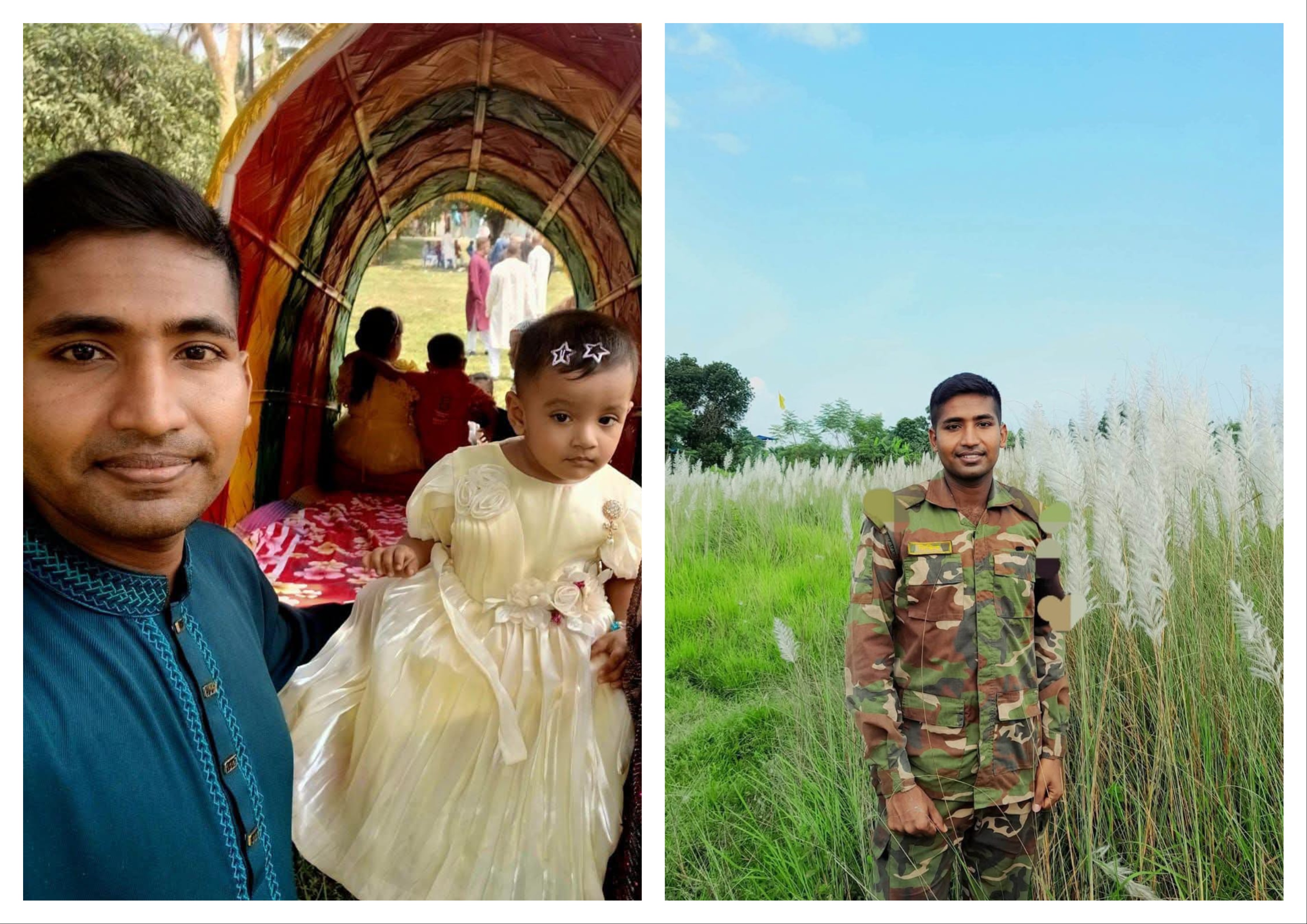 পিয়াসের শেষ বিদায়ে কাঁদল মালিপাড়া, বাবাহারা ছোট্ট মেয়ে
