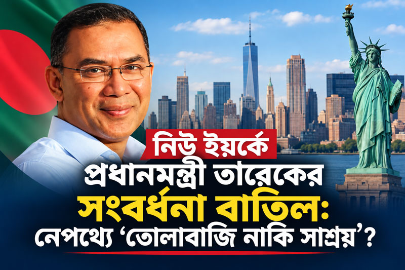 নিউ ইয়র্কে প্রধানমন্ত্রী তারেকের সংবর্ধনা বাতিল: নেপথ্যে ‘তোলাবাজি নাকি সাশ্রয়’?