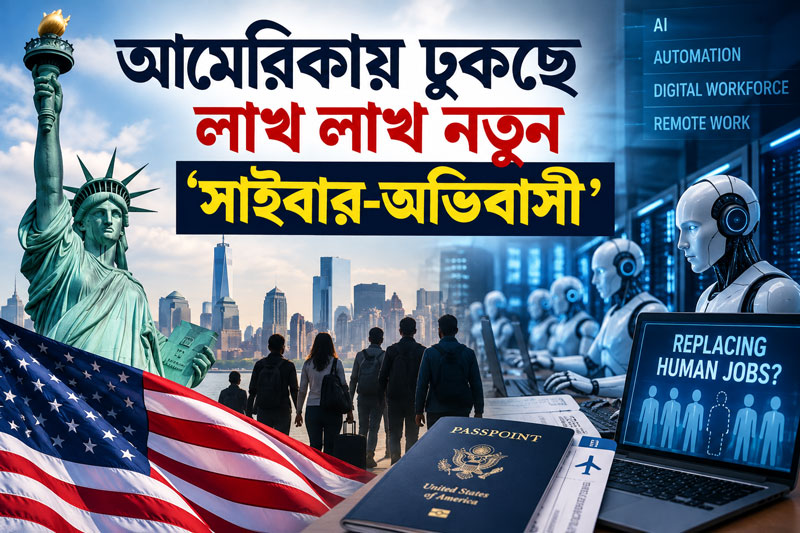 আমেরিকায় ঢুকছে লাখ লাখ নতুন ‘সাইবার-অভিবাসী’