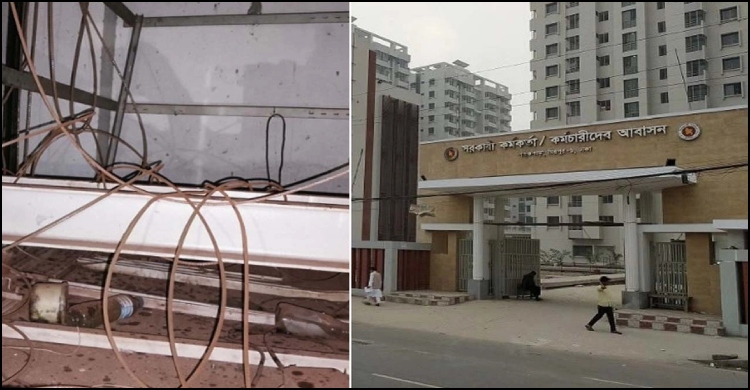 রাজধানীতে ভবনের লিফট ছিঁড়ে আহত ৩