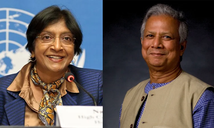 শান্তিতে নোবেল জয়ী নাভি পিল্লাইকে অভিনন্দন জানালেন ড. ইউনূস