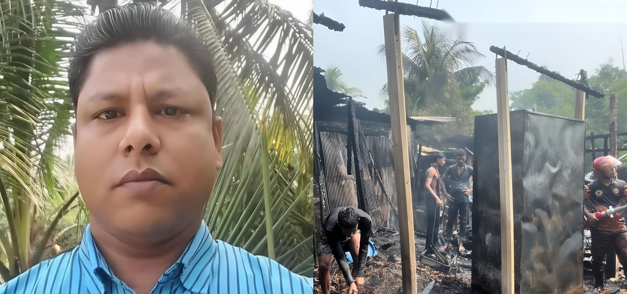 প্রতিবেশীর ঘর বাঁচাতে গিয়ে প্রাণ হারালেন সোহাগ
