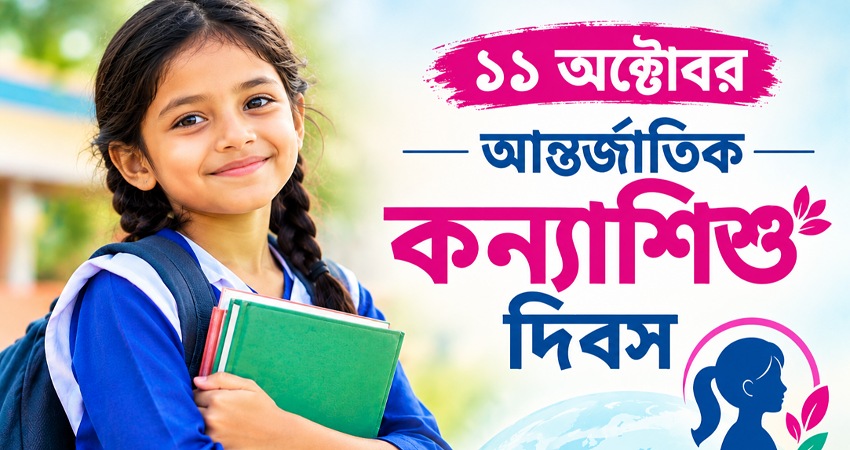 কন্যাশিশু দিবস আজ, মেয়েদের স্বপ্ন পূরণে চাই সমান সুযোগ