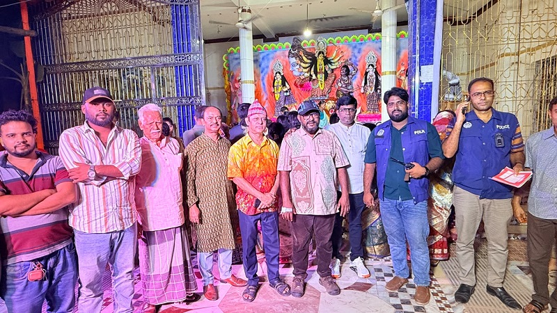 শান্তি ও সম্প্রীতি রক্ষায় সনাতন ধর্মাবলম্বীদের পাশে আছি- শেখ আজিজুল হক