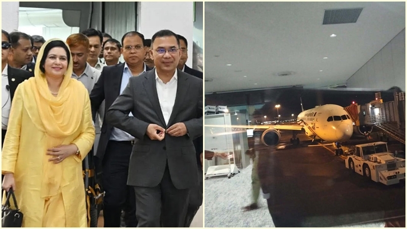 যান্ত্রিক ত্রুটি সারিয়ে ৫ ঘণ্টা পর ঢাকার পথে প্রধানমন্ত্রীকে বহনকারী বিমান