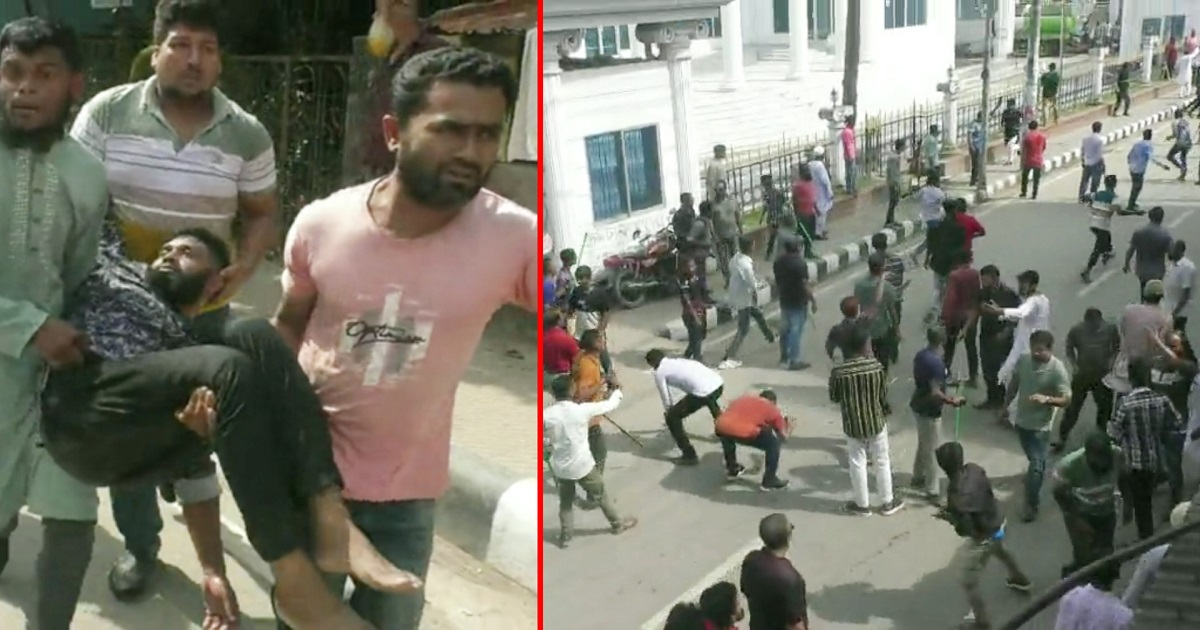ভোলায় বিএনপি-বিজেপি সমর্থকদের দফায় দফায় সংঘর্ষ