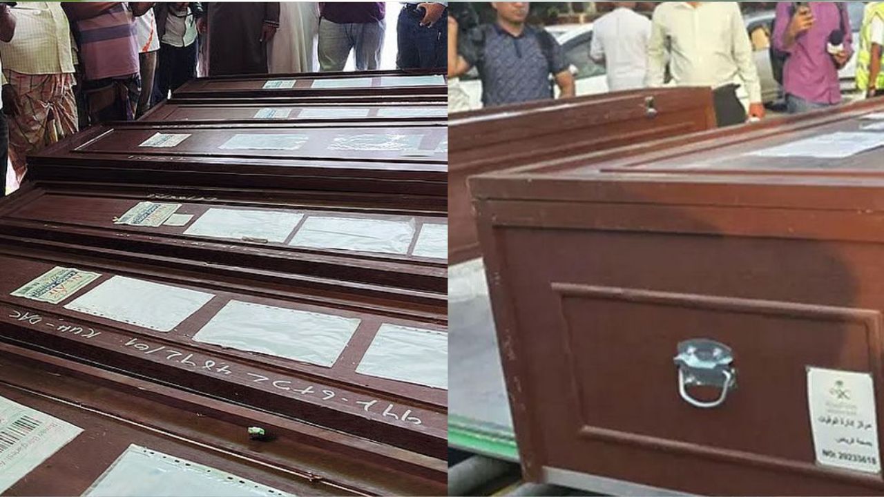 সৌদি আরবে অগ্নিকাণ্ডে নিহত ৭ বাংলাদেশির মরদেহ দেশে পৌঁছেছে