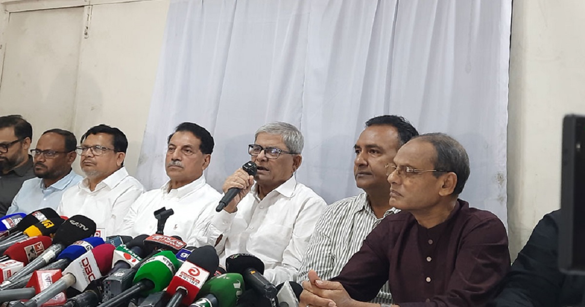 বাংলাদেশের ‘শত্রুরা’ ফের মাথাচাড়া দিচ্ছে: ফখরুল