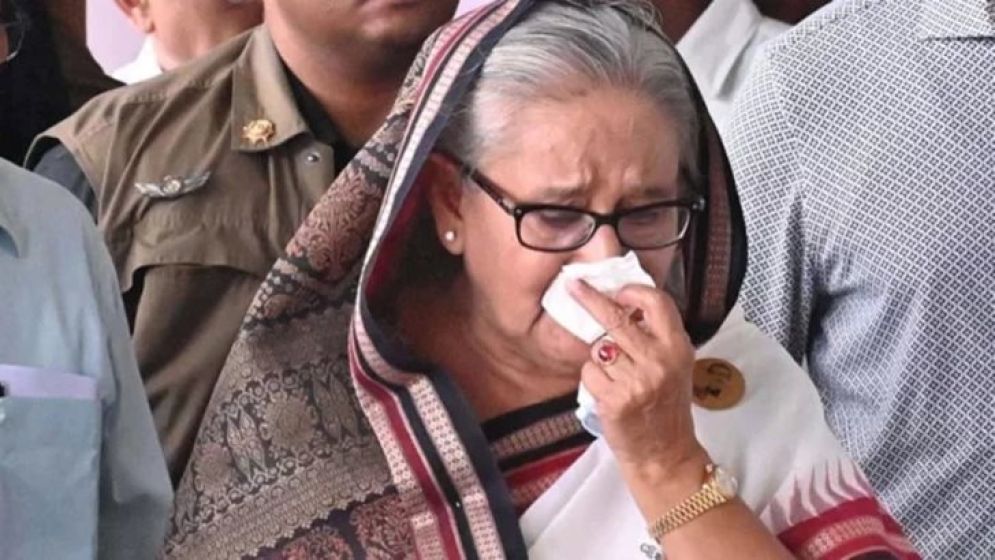 জুলাই গণহত্যায় হাসিনার মৃত্যুদণ্ড  দিয়েছেন আদালত