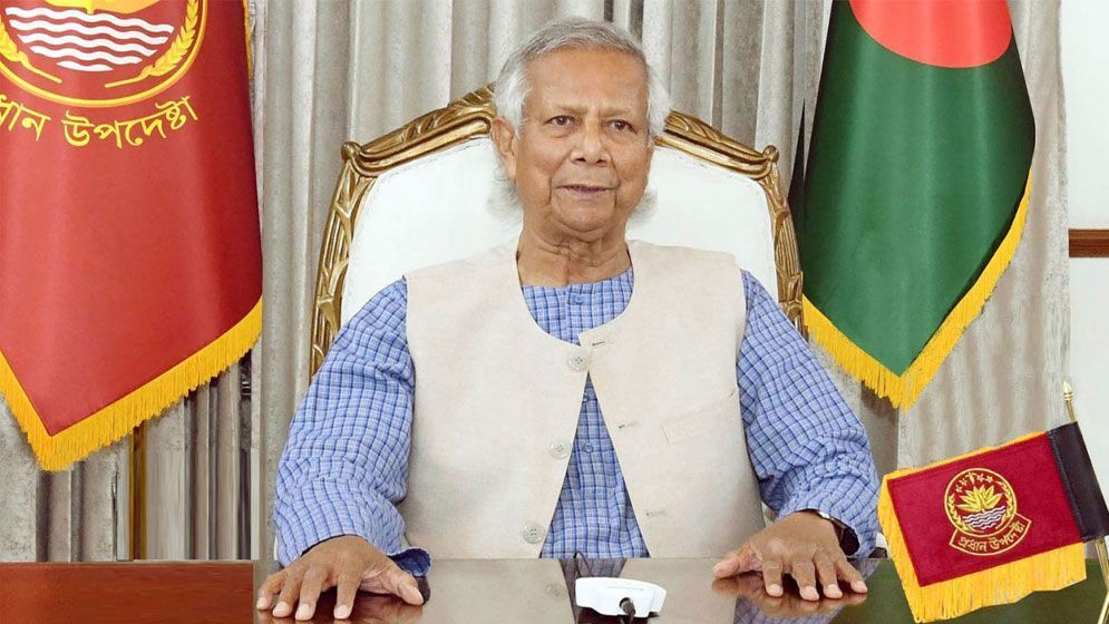 বাংলাদেশ ফুটবল দলকে প্রধান উপদেষ্টার অভিনন্দন