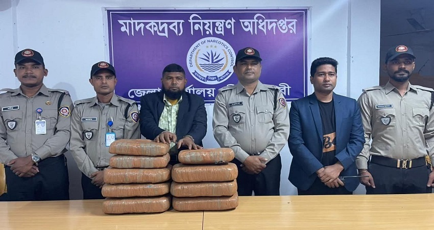 সৈয়দপুরে সাড়ে ২৬কেজি গাঁজা সহ আটক ১