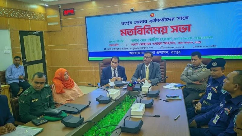 সামনের নির্বাচন আইনশৃঙ্খলা বাহিনীর জন্য বড় পরীক্ষা: পররাষ্ট্র উপদেষ্টা