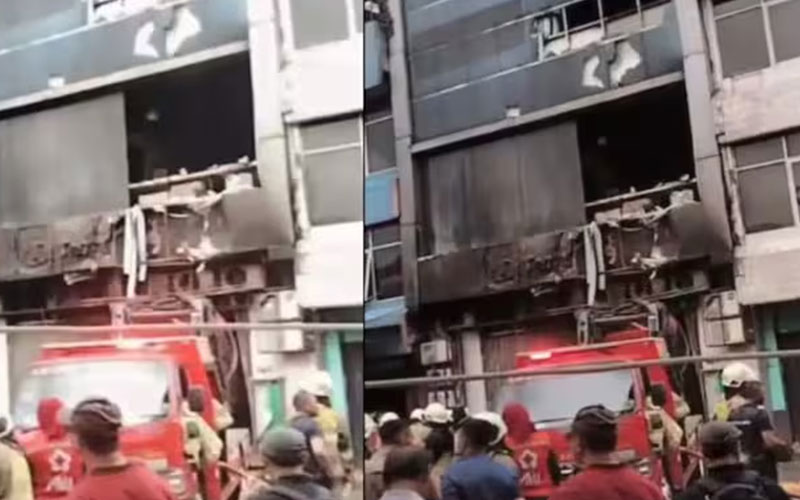জাকার্তায় ৭ তলা ভবনে আগুন, নিহত ২০