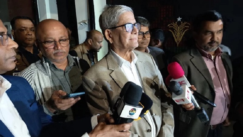 নির্বাচনের তপশিল ঘোষণা বিএনপিকে আশ্বস্ত করেছে: মির্জা ফখরুল