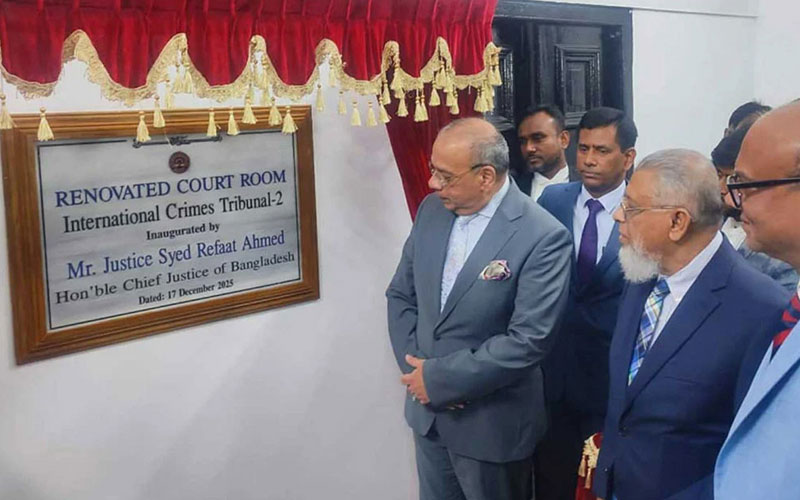 আন্তর্জাতিক অপরাধ ট্রাইব্যুনাল-২ উদ্বোধন করলেন প্রধান বিচারপতি