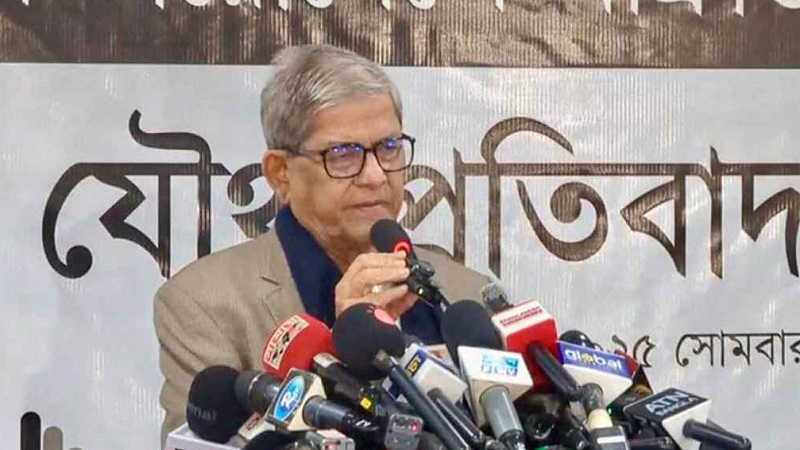সব গণতন্ত্রকামী মানুষের এক হওয়ার সময় এসেছে: মির্জা ফখরুল