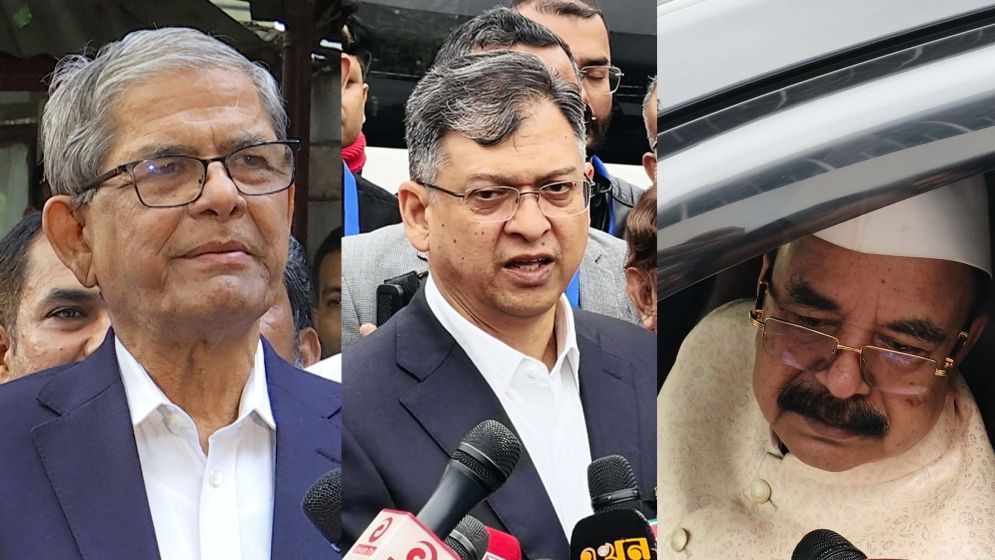 শাহজালাল বিমানবন্দরে ফখরুলসহ স্থায়ী কমিটির সদস্যারা