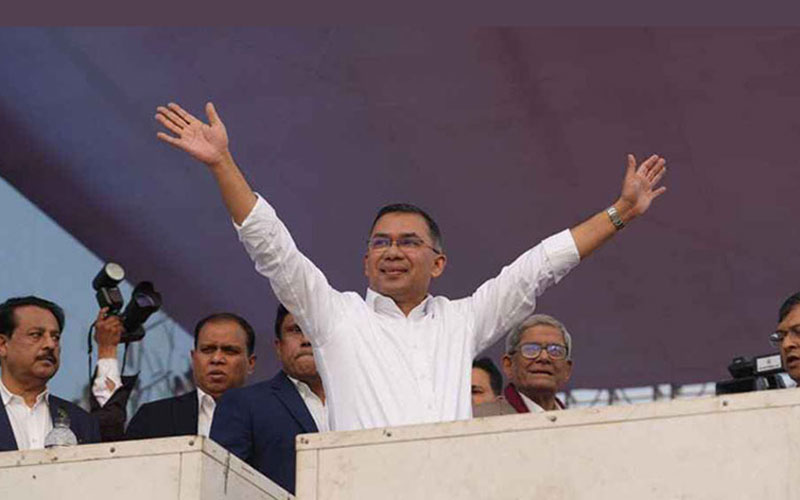 বাদ জুমা বাবার কবর জিয়ারত ও জাতীয় স্মৃতিসৌধে শ্রদ্ধা জানাবেন তারেক রহমান