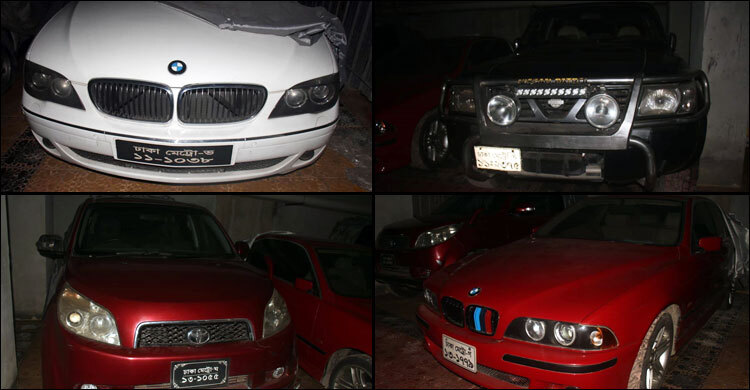 হাজি সেলিমের বাড়িতে গোপন কক্ষ, মিলল বিলাসবহুল ৬ গাড়ি