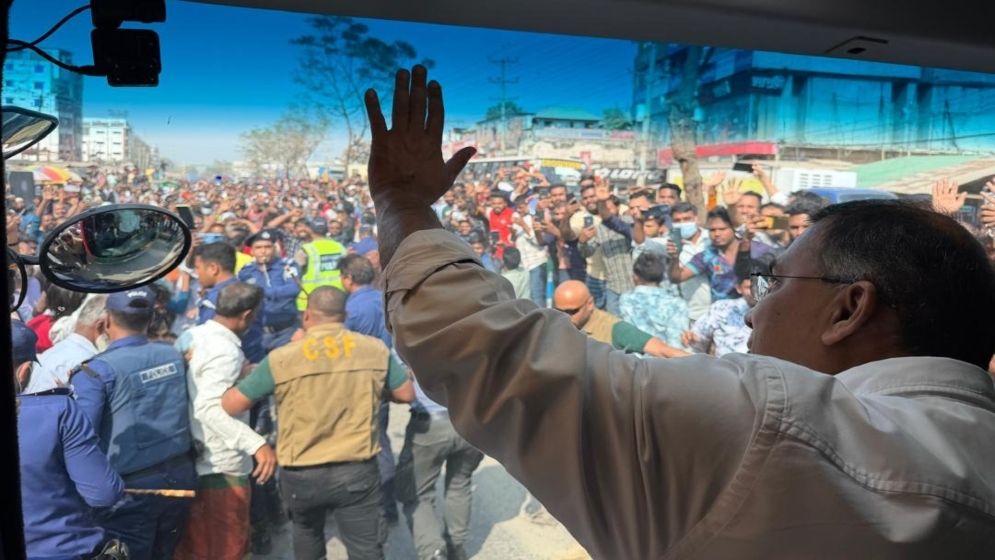 ময়মনসিংহে তারেক রহমান, উচ্ছ্বসিত নেতাকর্মীরা