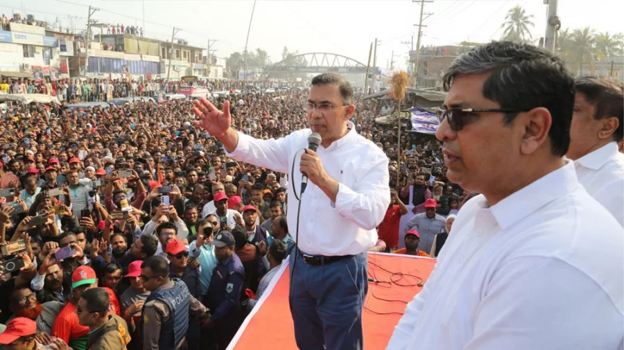 ধানের শীষে ভোট দিয়ে প্রমাণ করুন বগুড়া বিএনপির ঘাঁটি: তারেক রহমান