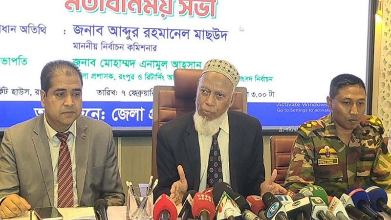 চলমান পরিস্থিতি নিয়ে নির্বাচন কমিশনের ওপর কোনো চাপ নেই: ইসি