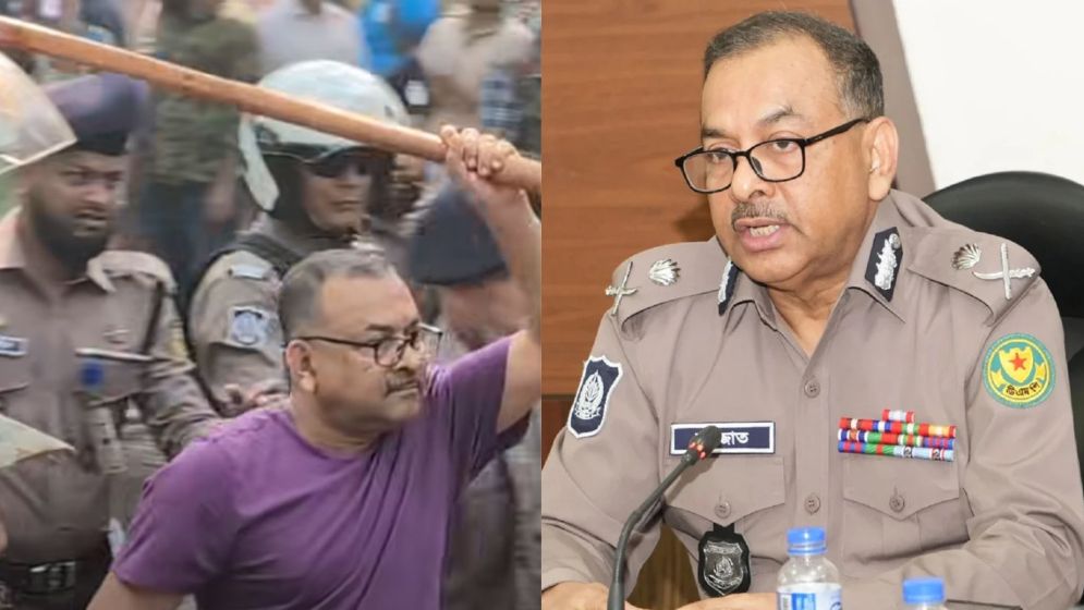 টি-শার্টে লাঠি হাতে ভিডিও প্রসঙ্গে মুখ খুললেন ডিএমপি কমিশনার