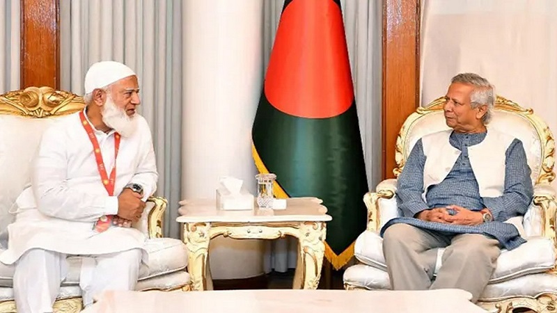 জামায়াত আমিরকে ধন্যবাদ জানালেন প্রধান উপদেষ্টা