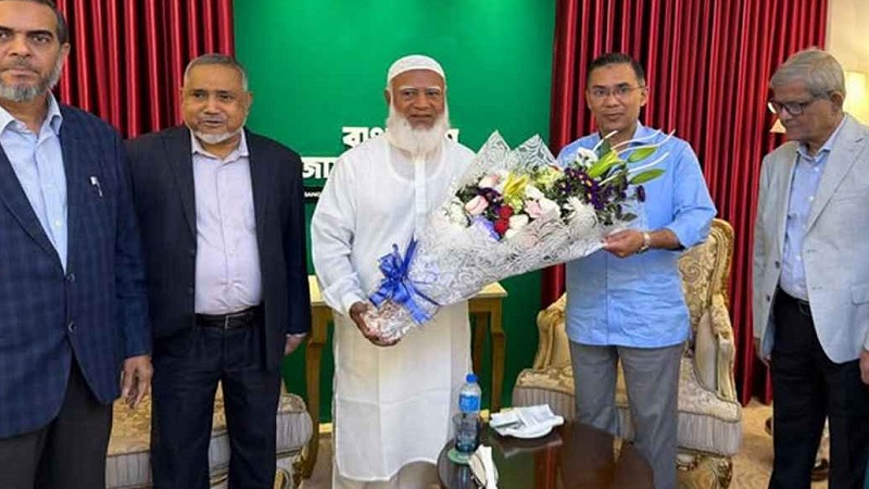 জামায়াত আমিরের বাসায় তারেক রহমান