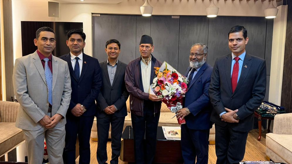 ঢাকায় শপথ অনুষ্ঠানে যোগ দিলেন নেপালের পররাষ্ট্রমন্ত্রী