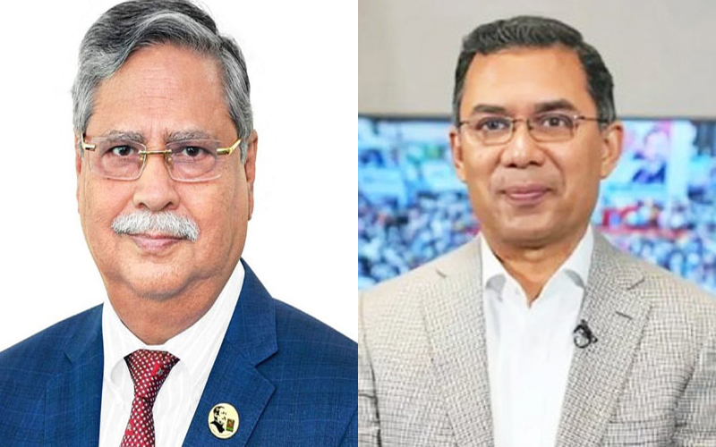 প্রথম প্রহরে শহীদদের প্রতি রাষ্ট্রপতি ও প্রধানমন্ত্রীর শ্রদ্ধা