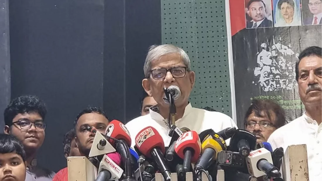 গণতান্ত্রিক ব্যবস্থায় যাওয়ার একমাত্র পথ সুষ্ঠু নির্বাচন: মির্জা ফখরুল