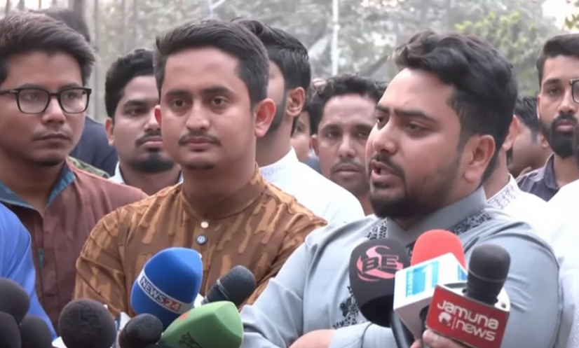 রাষ্ট্রপতিকে অভিশংসনের পর গ্রেপ্তারের দাবি নাহিদ ইসলামের