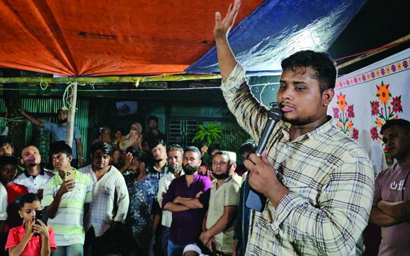 শাপলা মার্কা নিয়েই নির্বাচন করব: হাসনাত