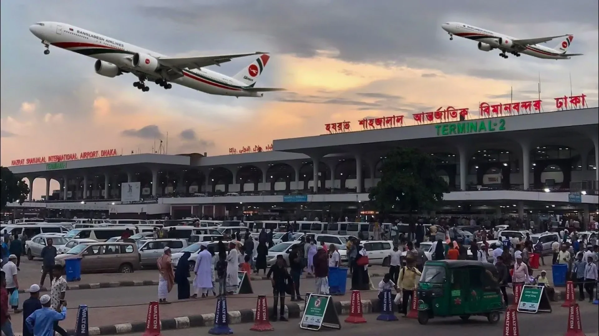 শাহজালাল বিমানবন্দরে আজ ৩৮ ফ্লাইট বাতিল