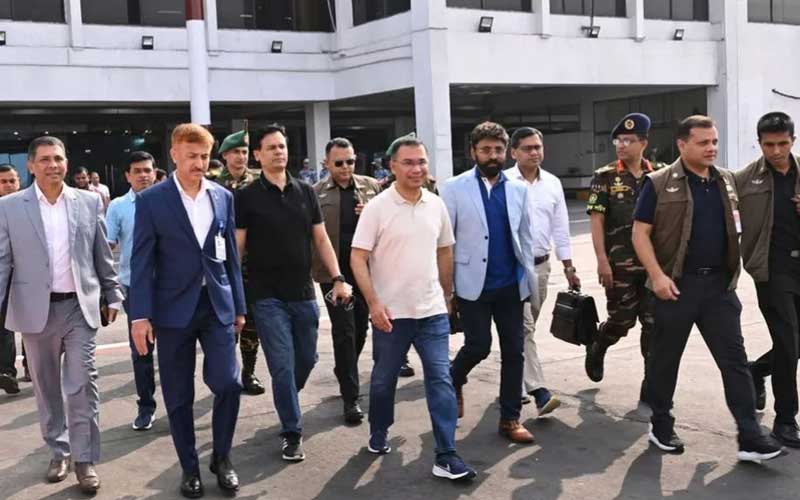 সৈয়দপুরে পৌঁছেছেন প্রধানমন্ত্রী তারেক রহমান